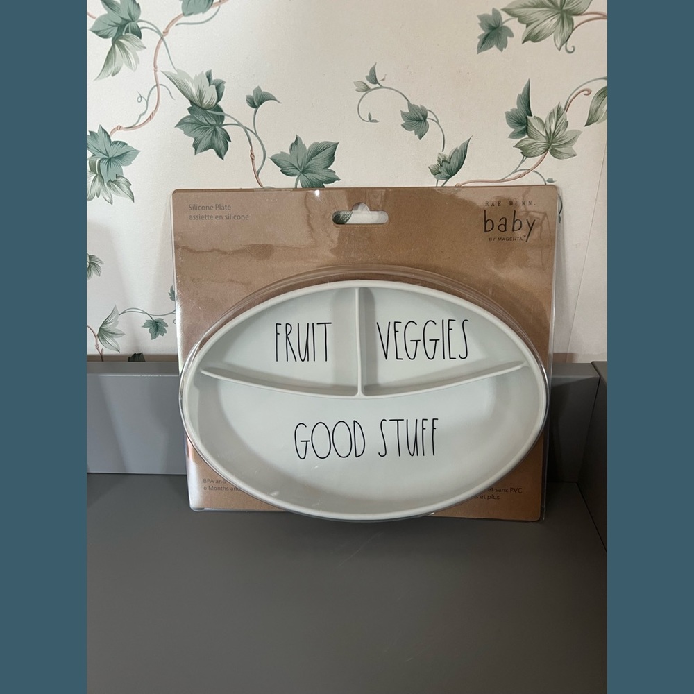 Rae Dunn Silicone Plate - Baby